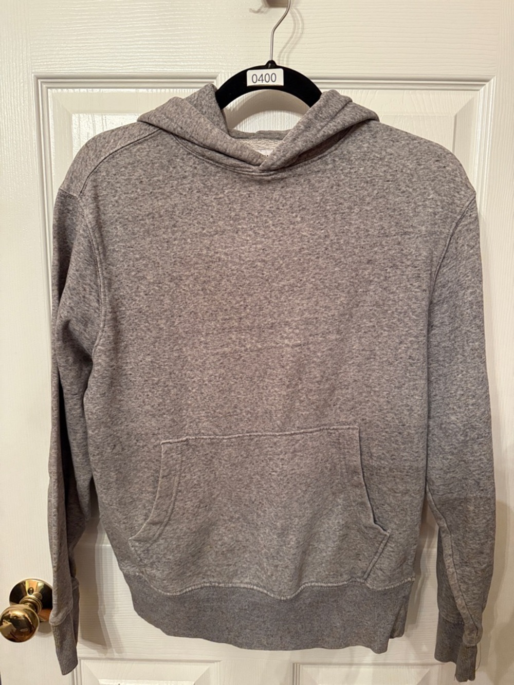 Old Navy Men's Heather Gray Pullover Hoodie